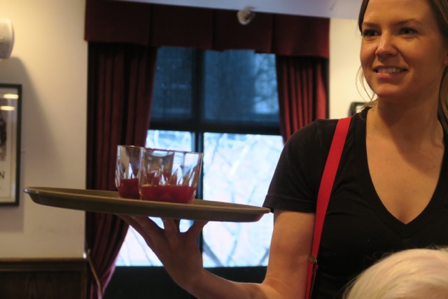 The Burgundy Lion staff recreated one of Dickens' gin punch recipes