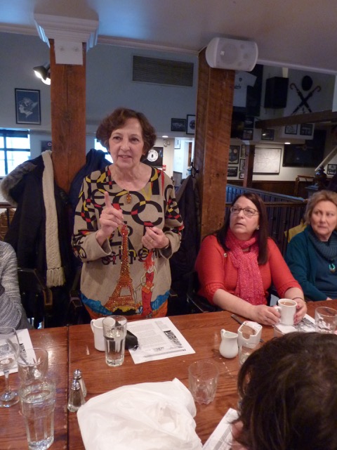 Judith Elson gave a fascinating talk entitled 