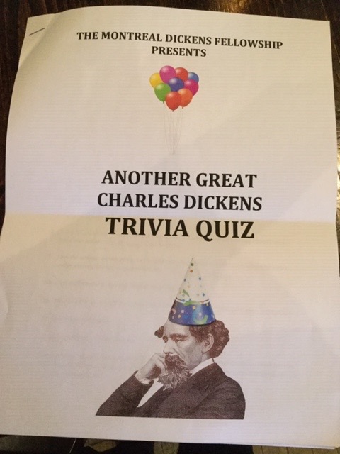 A trivia quiz was lots of fun