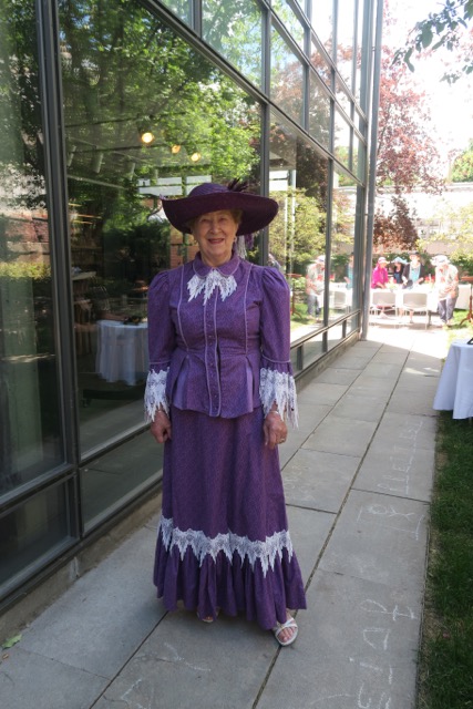 Kathe wore a wonderful costume designed by her friend, Ingrid Mandelli